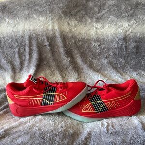 Puma Fusion Nitro High Risk Red Team Gold Size 13 Nwob promo sample